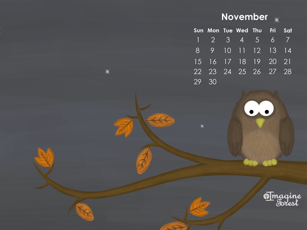 November 2015 Calendar wallpaper (2) #6 - 1024x768