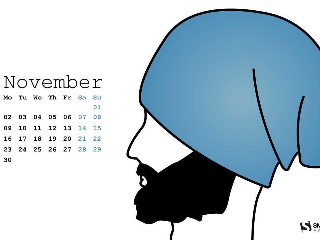 11. 2015 Kalendář tapety (2) #8 - 1024x768