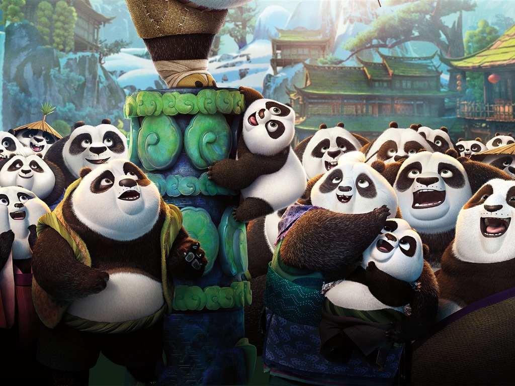 Kung Fu Panda 3, fondos de pantalla de alta definición de películas #7 - 1024x768