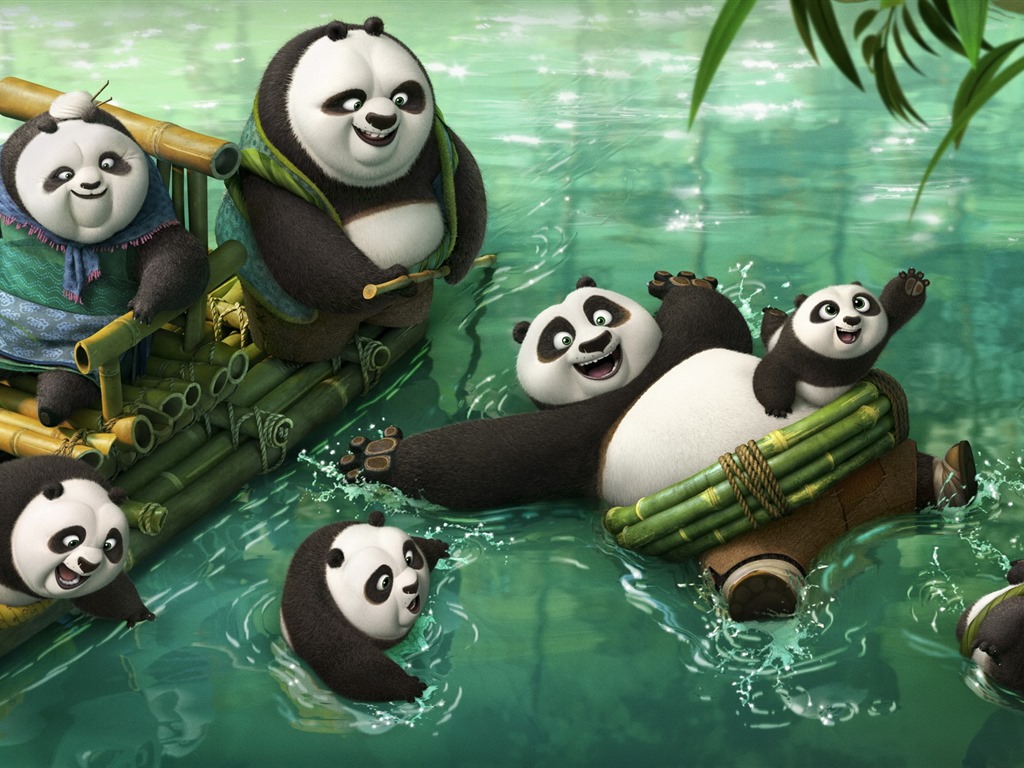 Kung Fu Panda 3, fondos de pantalla de alta definición de películas #9 - 1024x768