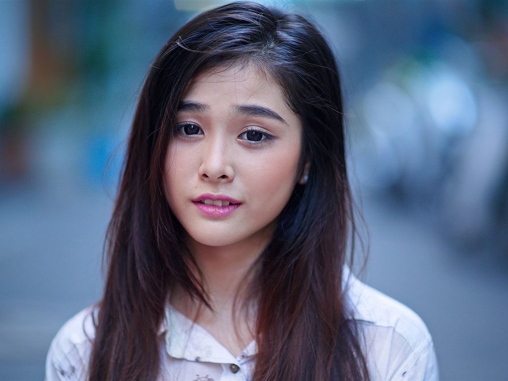 순수하고 사랑스러운 젊은 아시아 여자의 HD 월페이퍼 컬렉션 (1) #31 - 1024x768