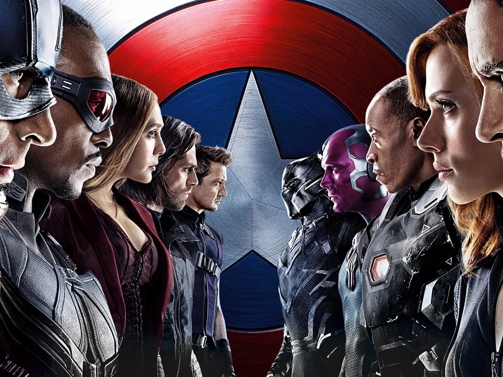 Capitán América: guerra civil, fondos de pantalla de alta definición de películas #2 - 1024x768
