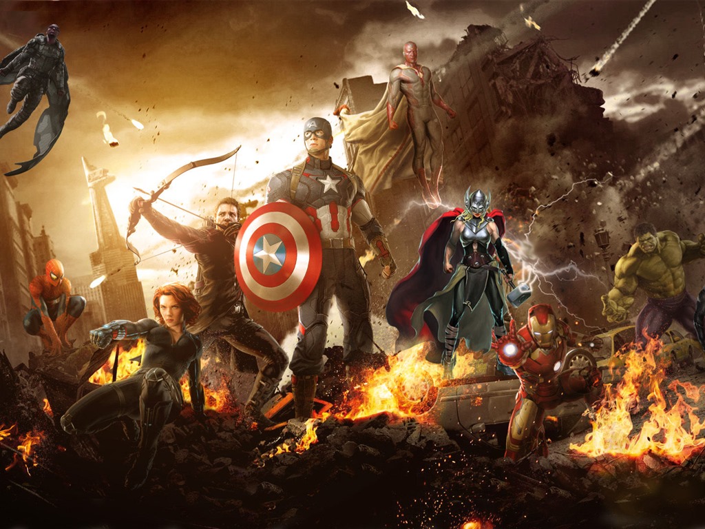 Captain America: Civil War, films HD fonds d'écran #4 - 1024x768