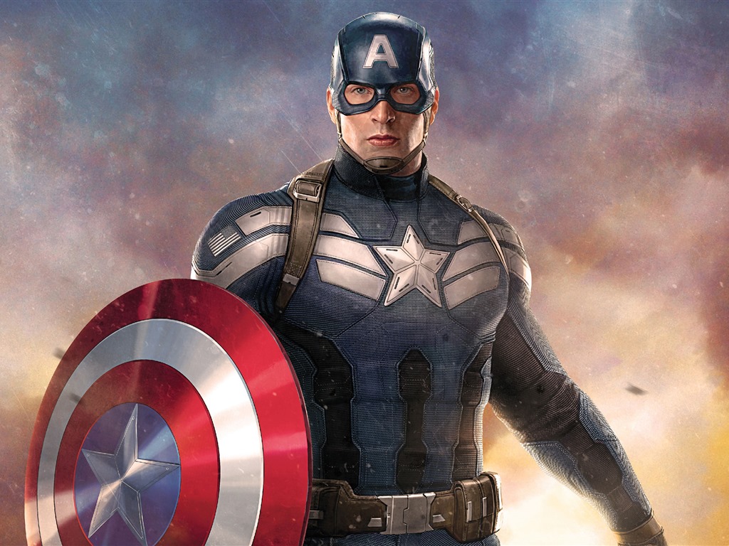 Капитан Америка: Гражданская война, обои для рабочего стола кино HD #12 - 1024x768