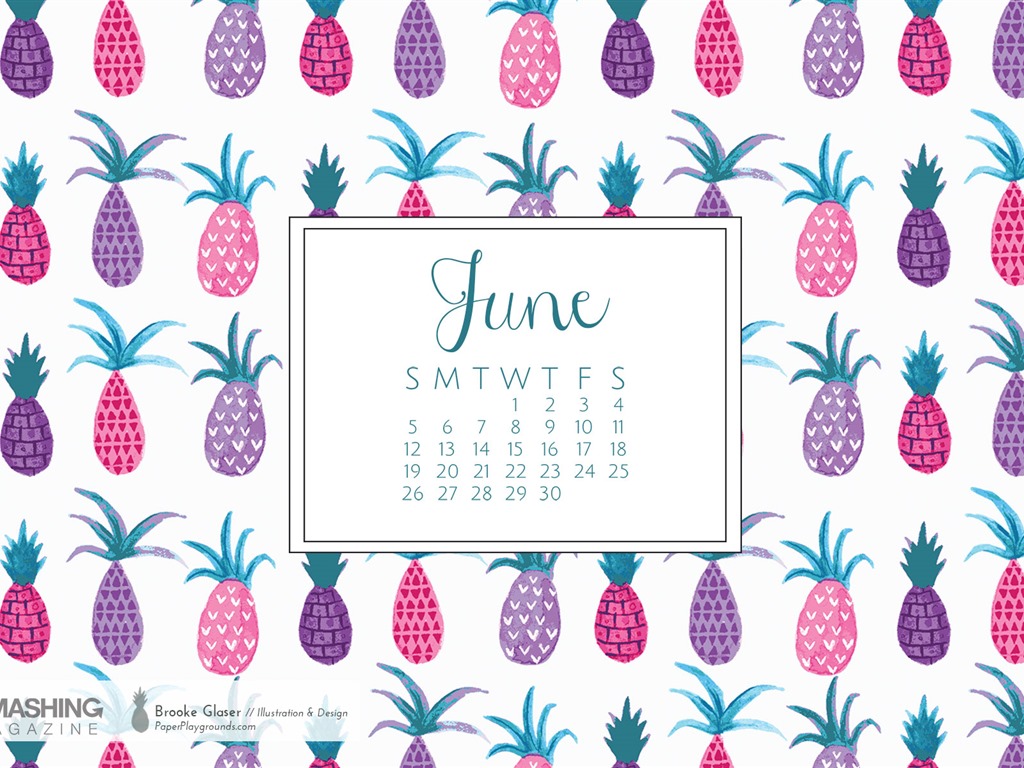 June 2016 calendar wallpaper (2) #15 - 1024x768