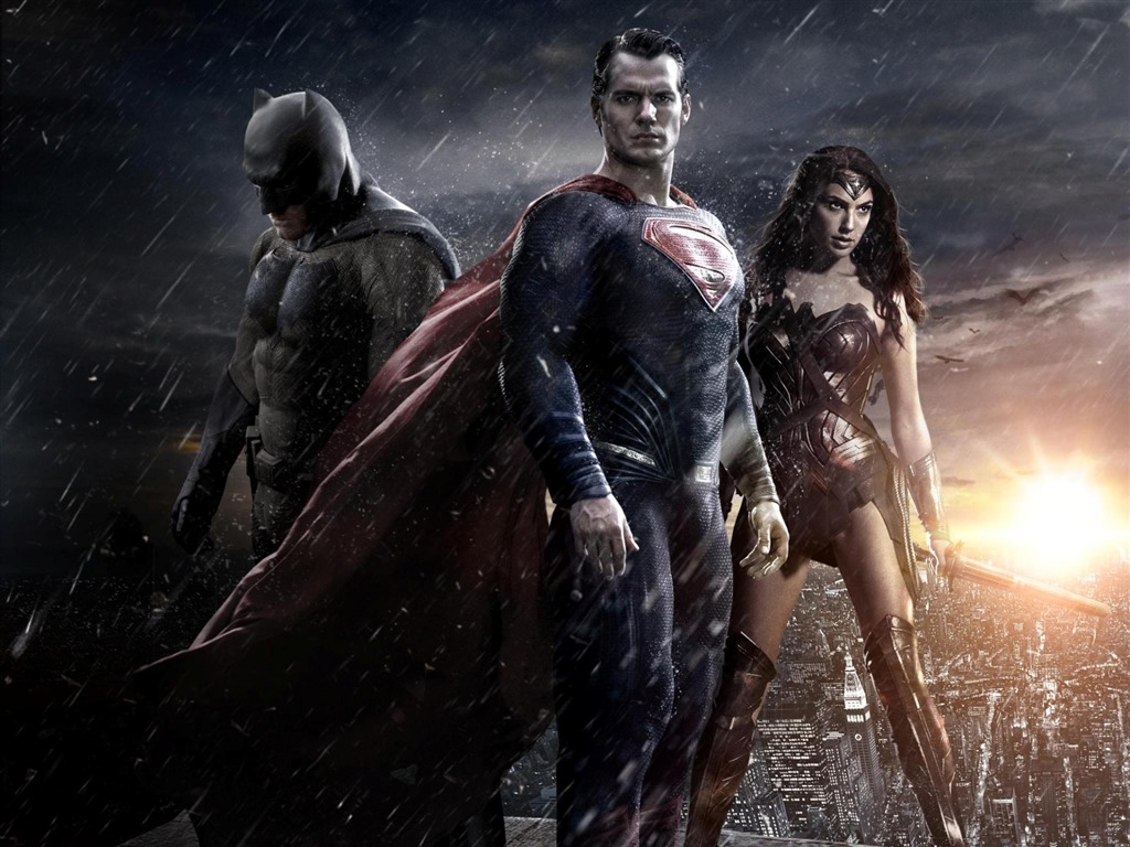 фильм HD обои Рассвет Справедливости, 2016: Бэтмен против Супермена #14 - 1024x768