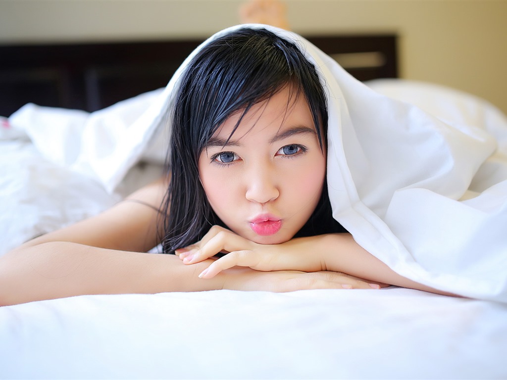 순수하고 사랑스러운 젊은 아시아 여자의 HD 월페이퍼 컬렉션 (2) #10 - 1024x768
