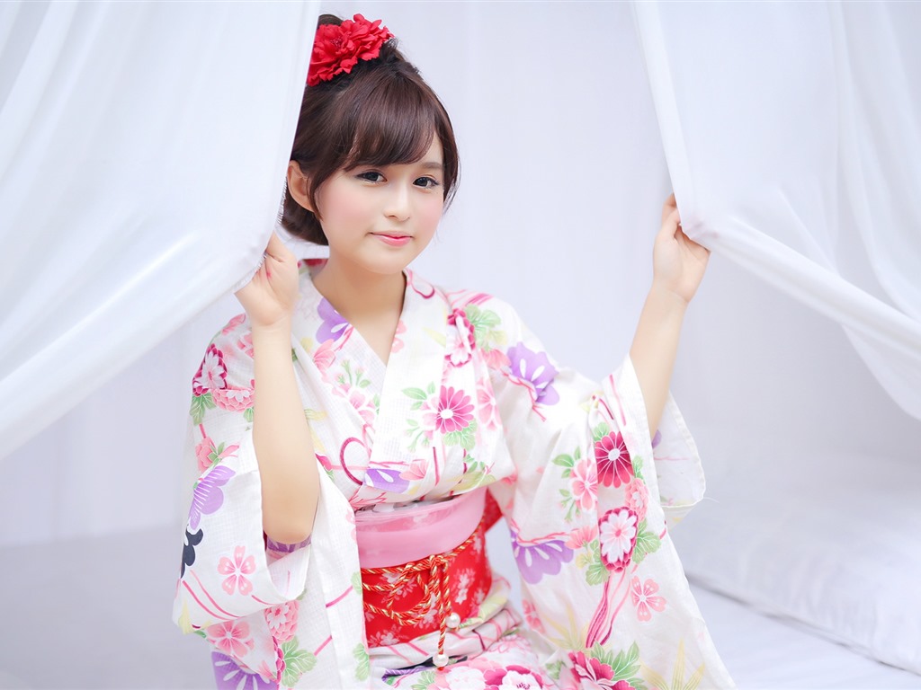 Reine und schöne junge asiatische Mädchen HD-Wallpaper  Kollektion (2) #31 - 1024x768
