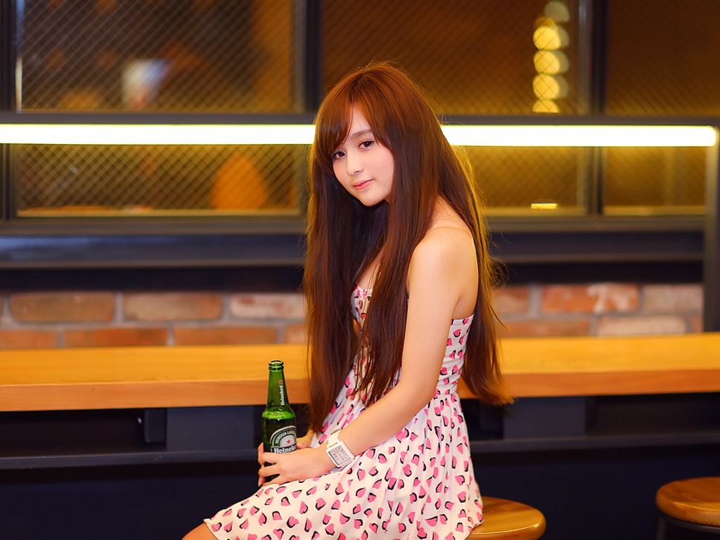 순수하고 사랑스러운 젊은 아시아 여자의 HD 월페이퍼 컬렉션 (2) #39 - 1024x768