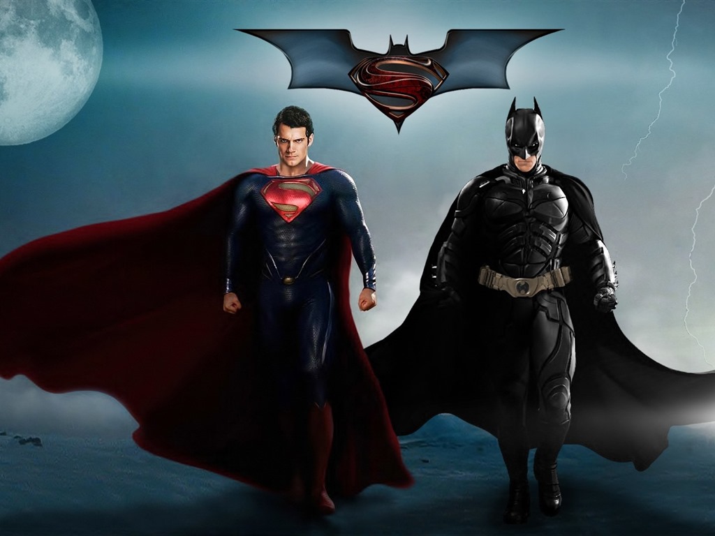 фильм HD обои Рассвет Справедливости, 2016: Бэтмен против Супермена #2 - 1024x768