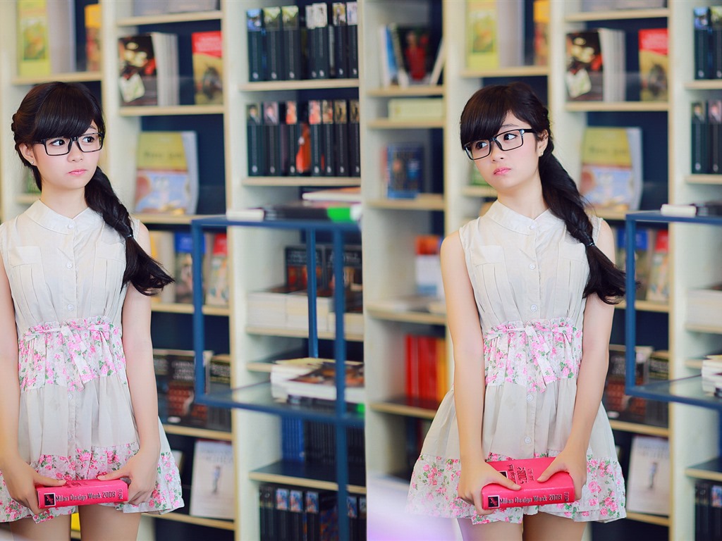 순수하고 사랑스러운 젊은 아시아 여자의 HD 월페이퍼 컬렉션 (3) #24 - 1024x768