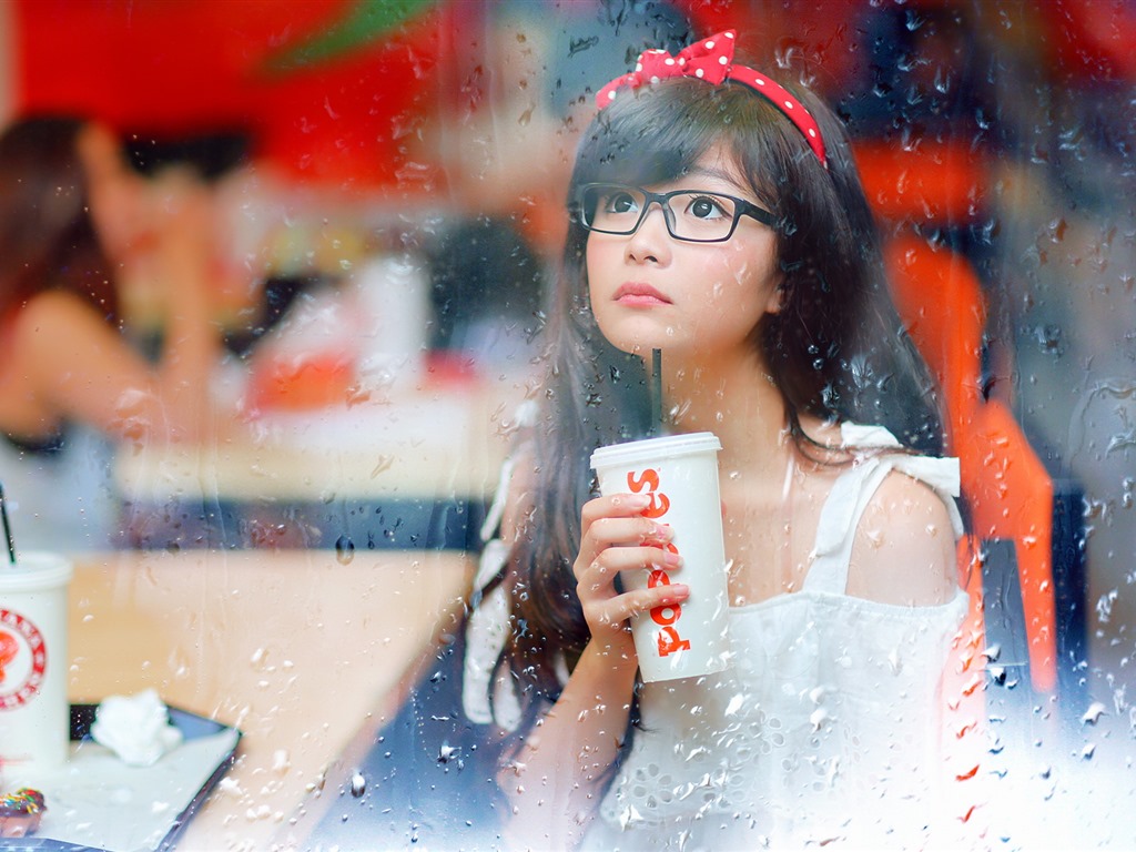 순수하고 사랑스러운 젊은 아시아 여자의 HD 월페이퍼 컬렉션 (3) #33 - 1024x768