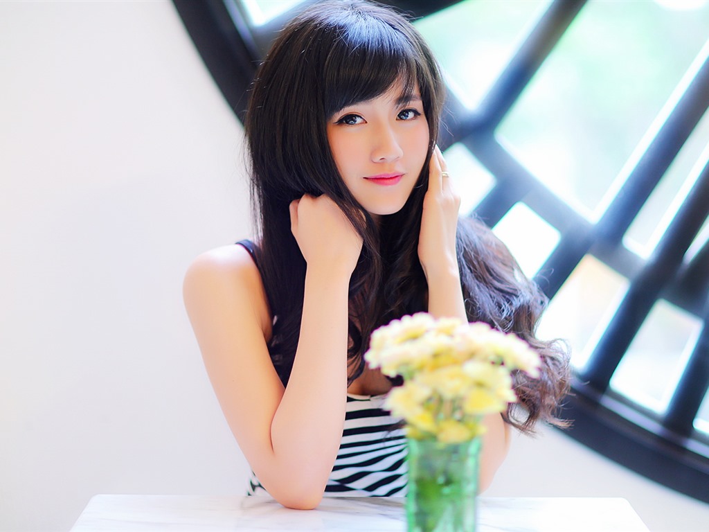 Reine und schöne junge asiatische Mädchen HD-Wallpaper  Kollektion (4) #7 - 1024x768