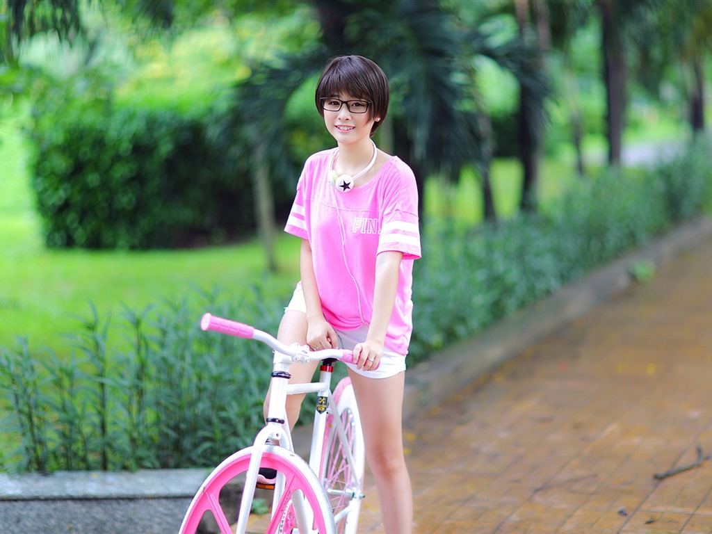 Reine und schöne junge asiatische Mädchen HD-Wallpaper  Kollektion (4) #9 - 1024x768