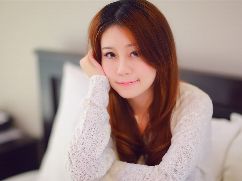 순수하고 사랑스러운 젊은 아시아 여자의 HD 월페이퍼 컬렉션 (4) #13 - 1024x768