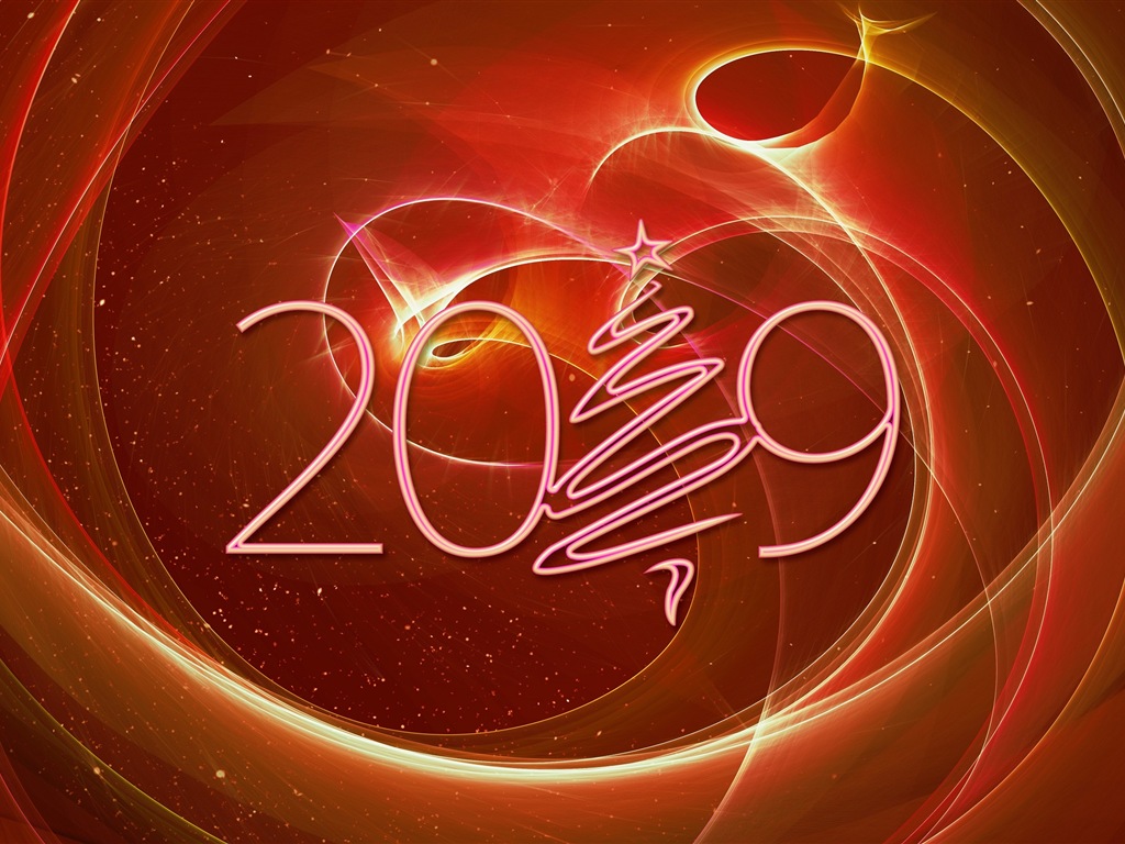 Šťastný nový rok 2019 HD tapety #4 - 1024x768