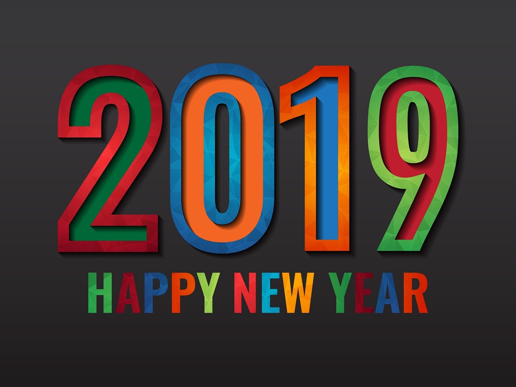 Feliz año nuevo 2019 HD wallpapers #6 - 1024x768