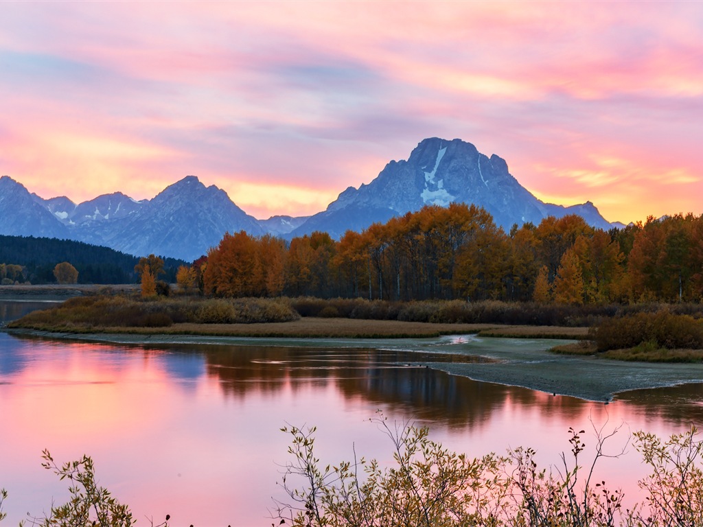 Paysage naturel de la nature dans le parc national des États-Unis d'Amérique, fonds d'écran HD #5 - 1024x768