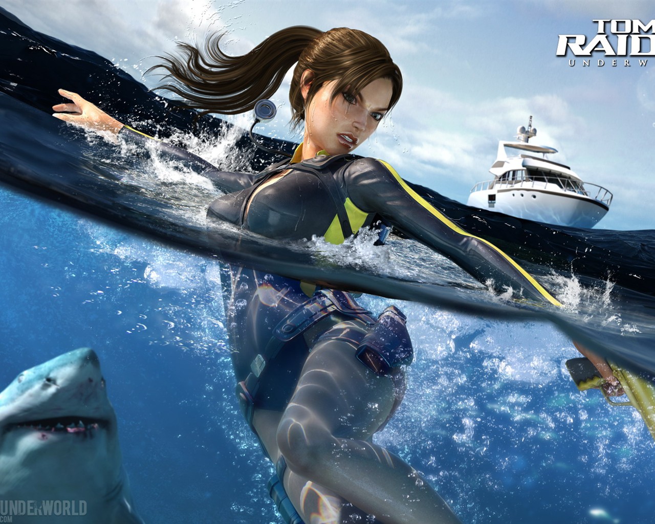 Лара Крофт Tomb Raider Underworld 8 #1 - 1280x1024