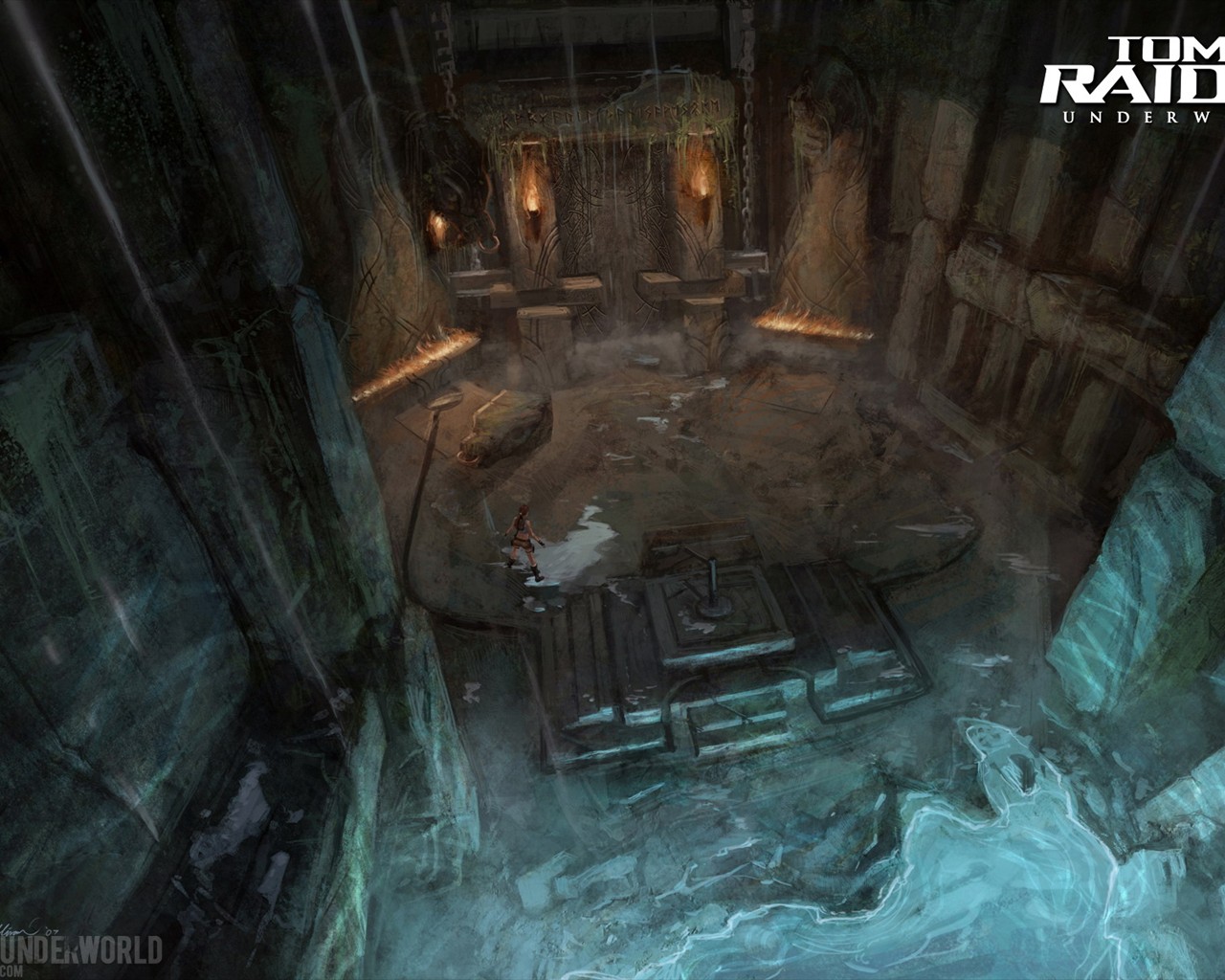 Лара Крофт Tomb Raider Underworld 8 #2 - 1280x1024