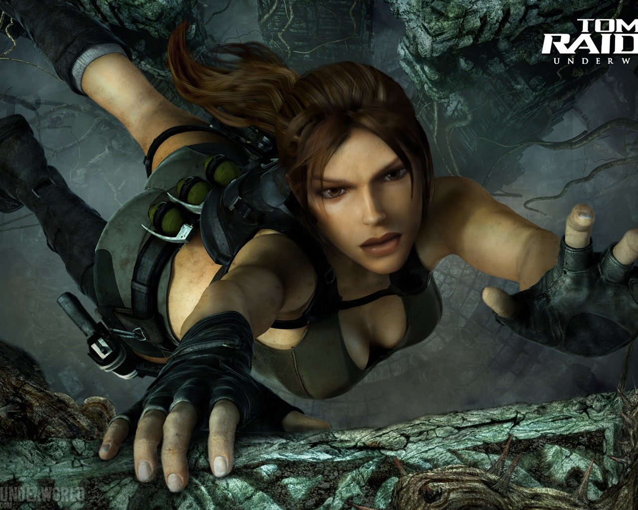 Лара Крофт Tomb Raider Underworld 8 #3 - 1280x1024