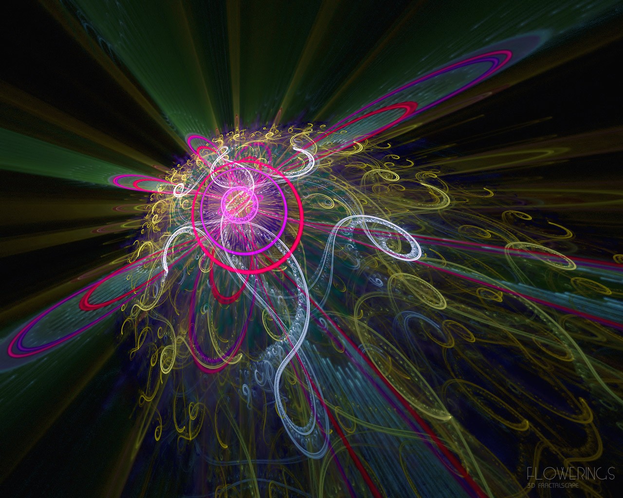 3D Dream flower wallpaper Abstract #32 - 1280x1024