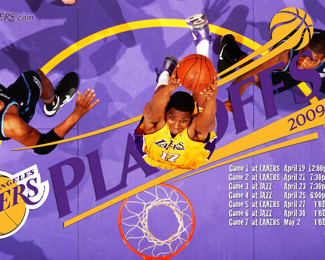 NBA2009 Champion Lakers Wallpaper #8 - 1280x1024