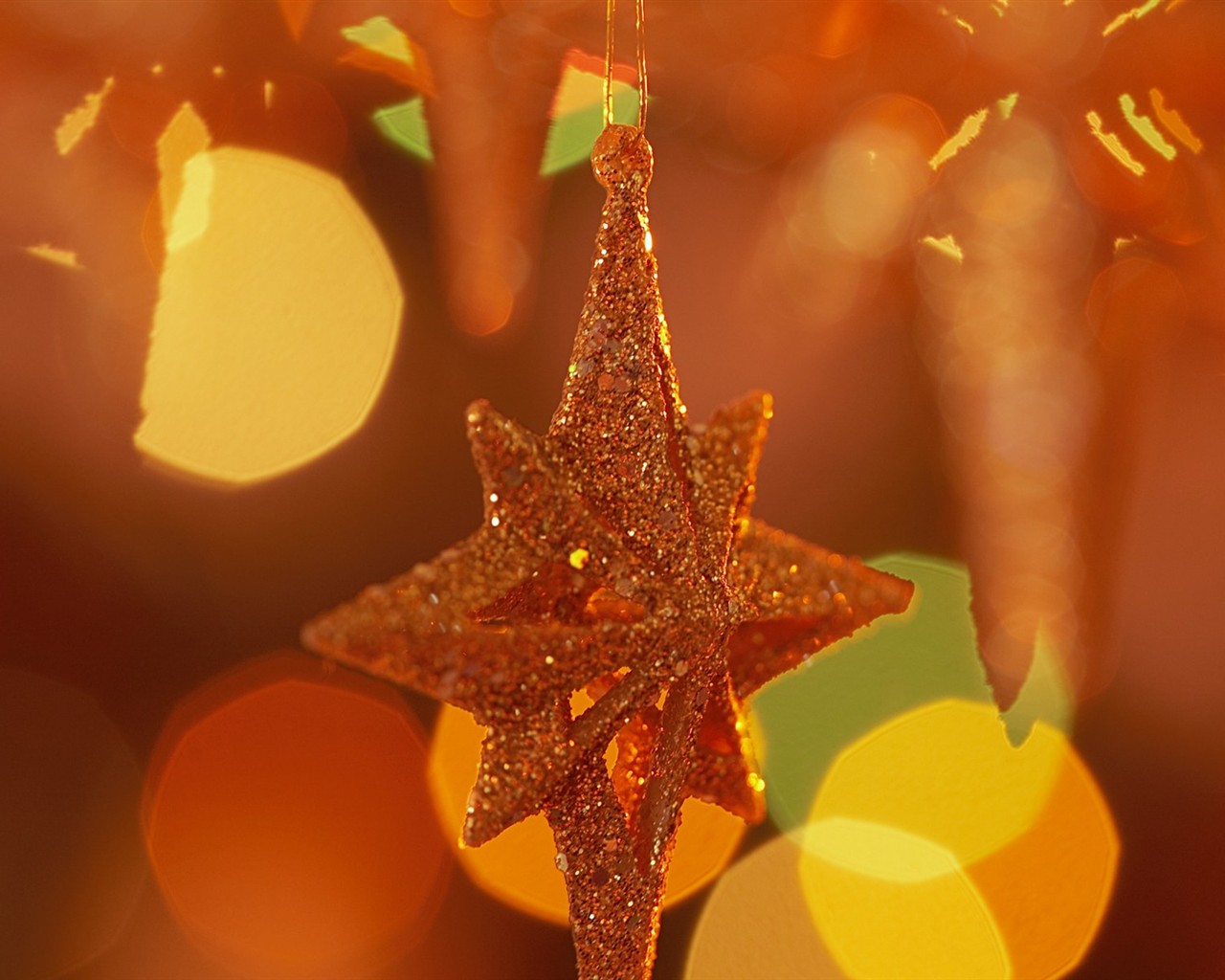fondos de pantalla Feliz decoraciones de Navidad #9 - 1280x1024