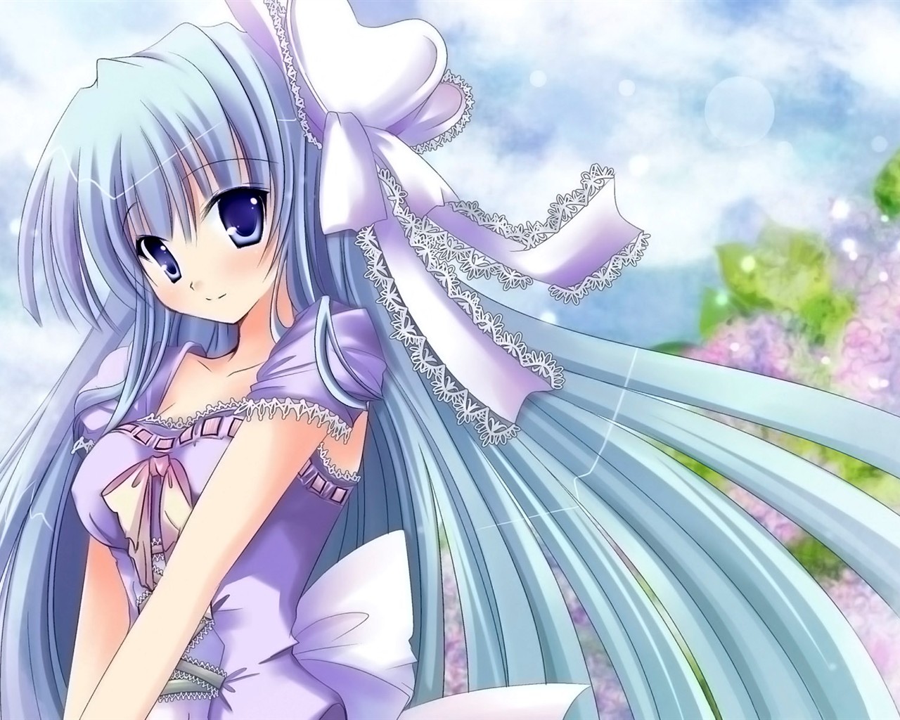 Meimei beautiful wallpaper animation cartoon #6 - 1280x1024