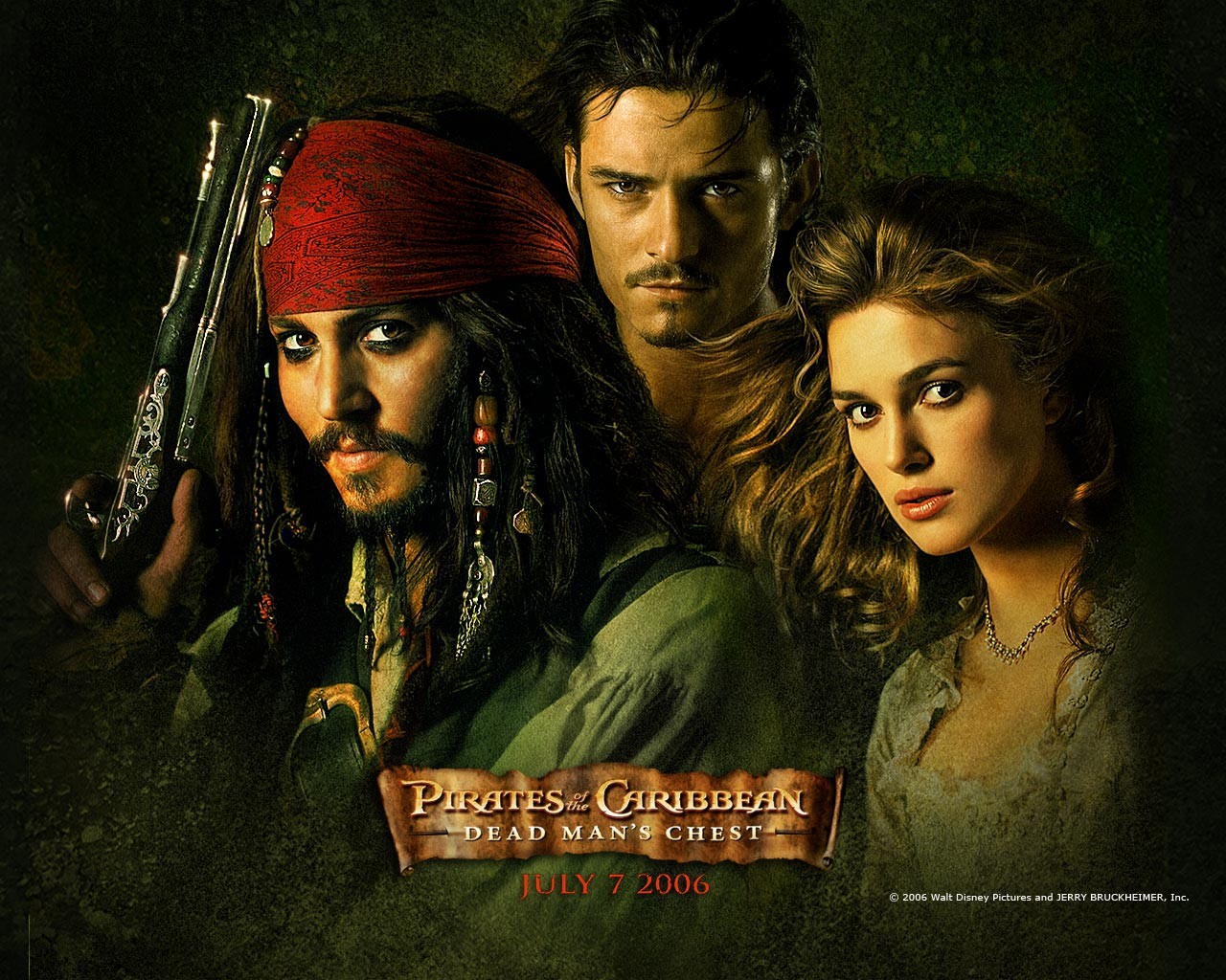 Piráti z Karibiku 2 Tapety na plochu #1 - 1280x1024