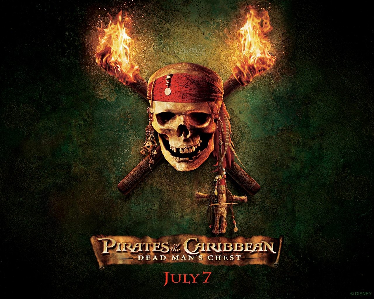 Piráti z Karibiku 2 Tapety na plochu #4 - 1280x1024