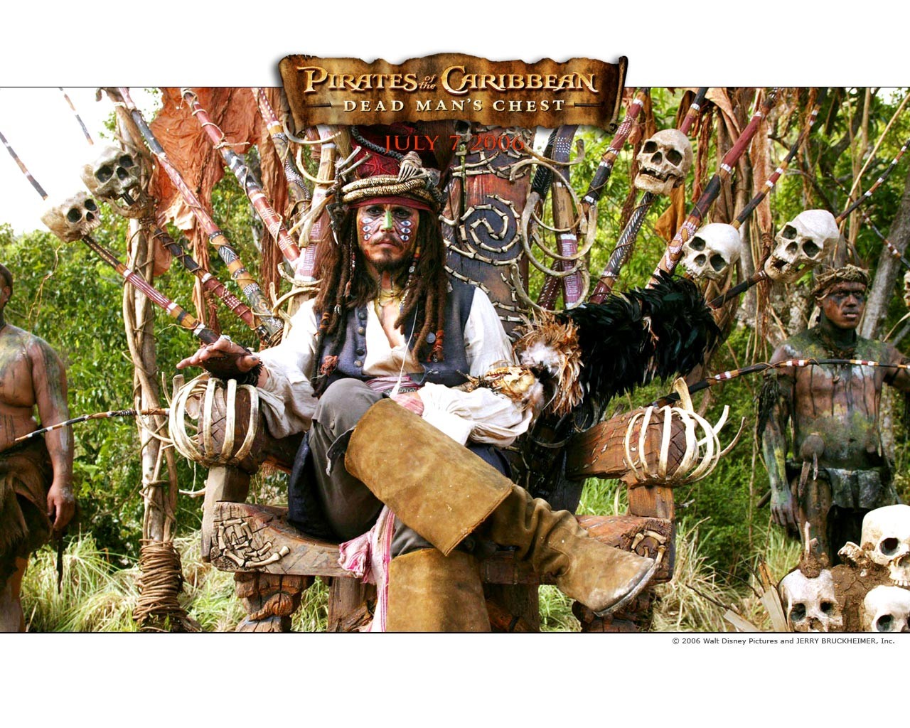 Piráti z Karibiku 2 Tapety na plochu #16 - 1280x1024