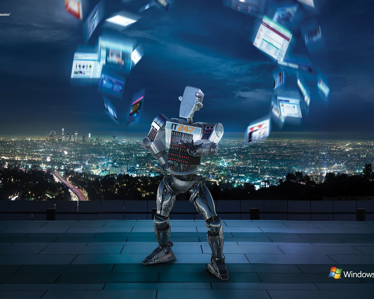 Windows IT Robot ad #1 - 1280x1024
