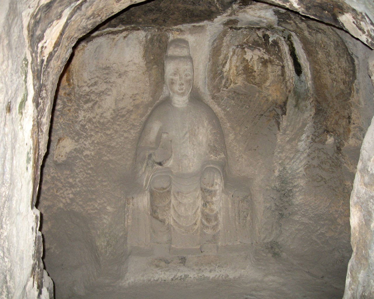 Luoyang, grottes de Longmen Fond d'écran #13 - 1280x1024