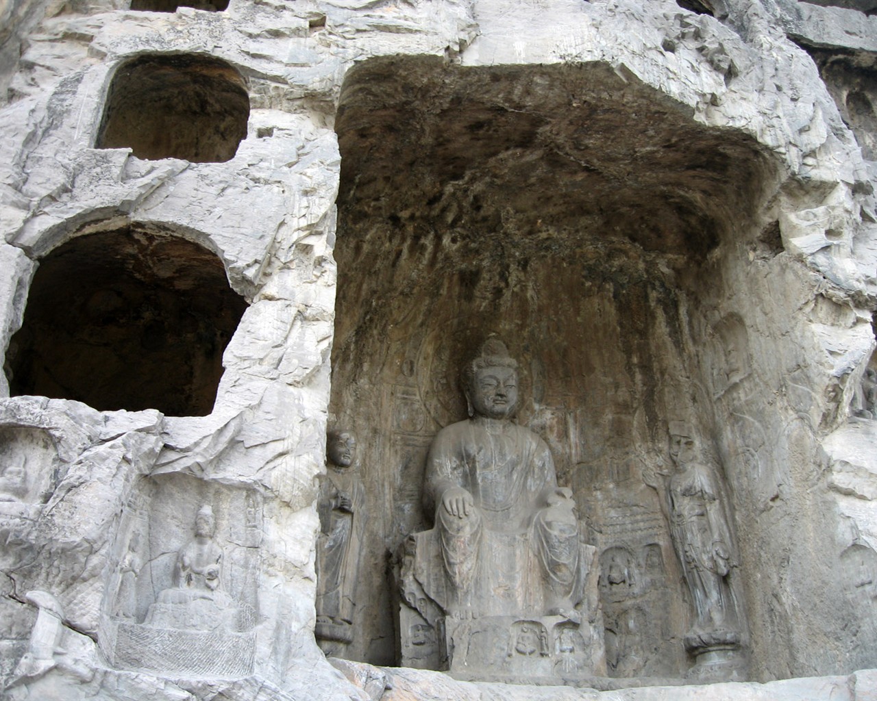 Luoyang, Longmen Grottoes Wallpaper #16 - 1280x1024