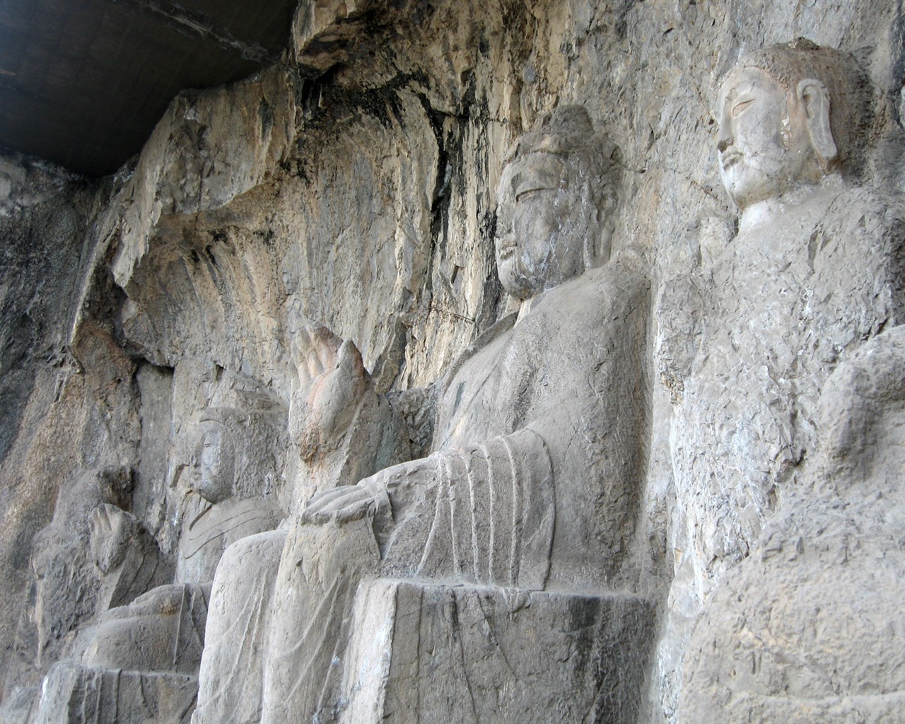 Luoyang, Longmen jeskyně Wallpaper #21 - 1280x1024