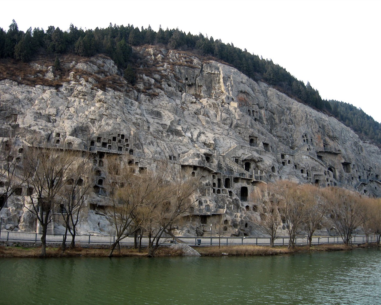 낙양, Longmen의 Grottoes는 배경 화면 #33 - 1280x1024