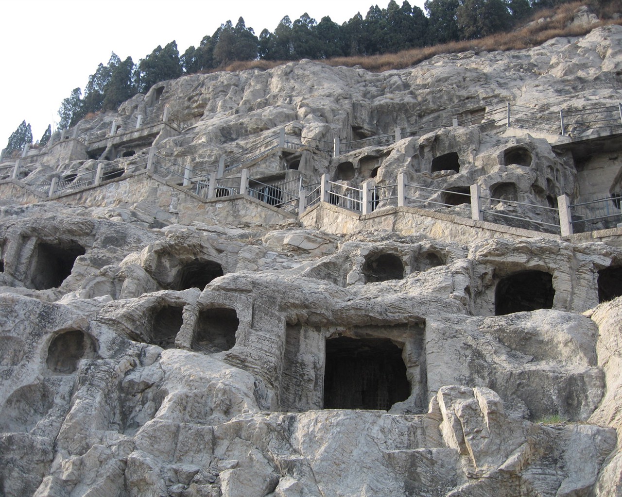 낙양, Longmen의 Grottoes는 배경 화면 #34 - 1280x1024