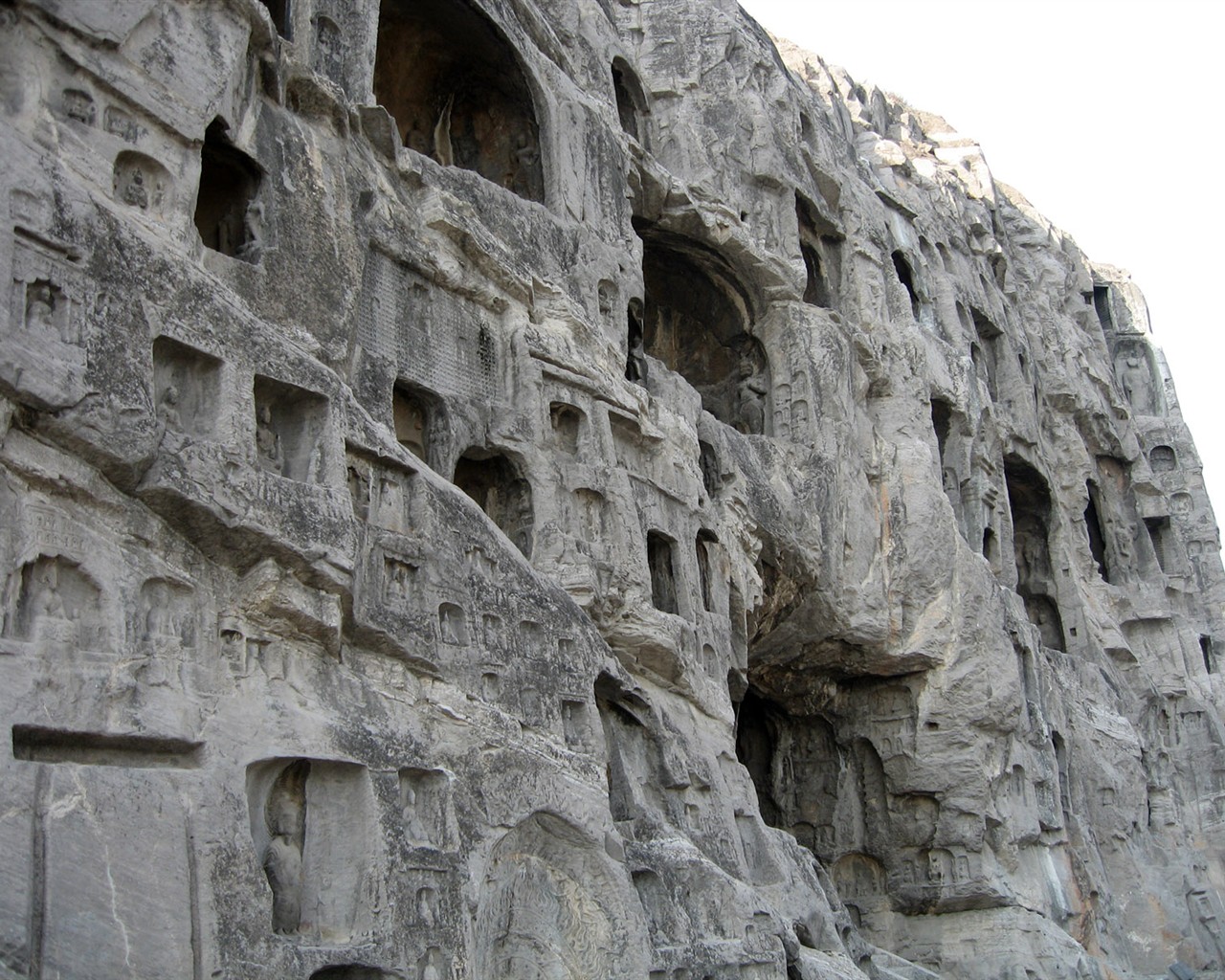 Luoyang, Longmen jeskyně Wallpaper #35 - 1280x1024
