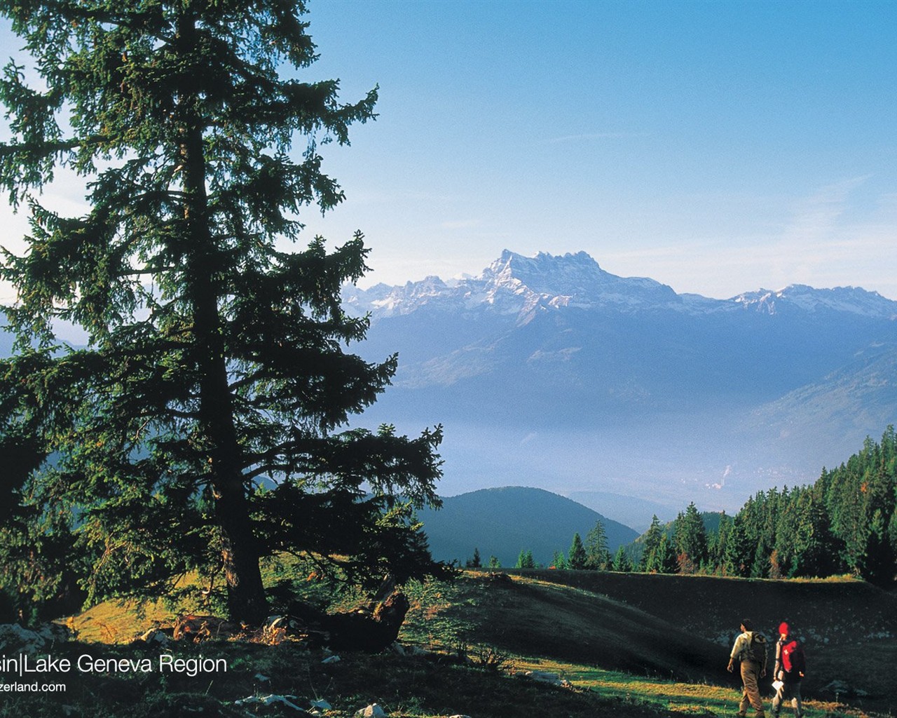 瑞士夏季旅游名胜壁纸1 - 1280x1024