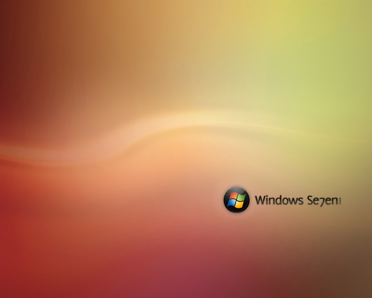 공식 버전 Windows7 벽지 #5 - 1280x1024