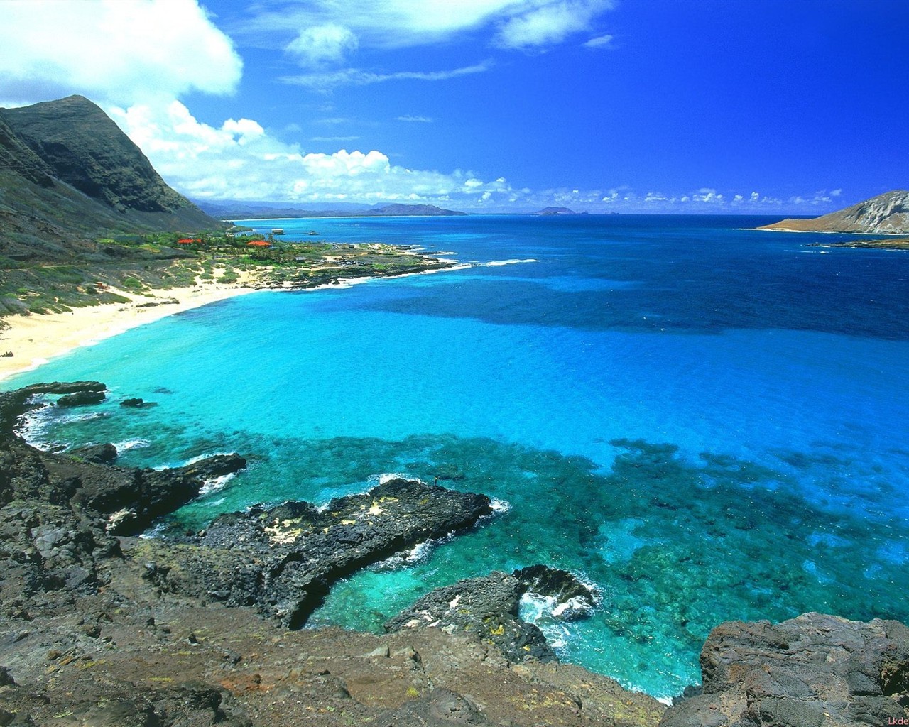 havajské pláži scenérie #17 - 1280x1024