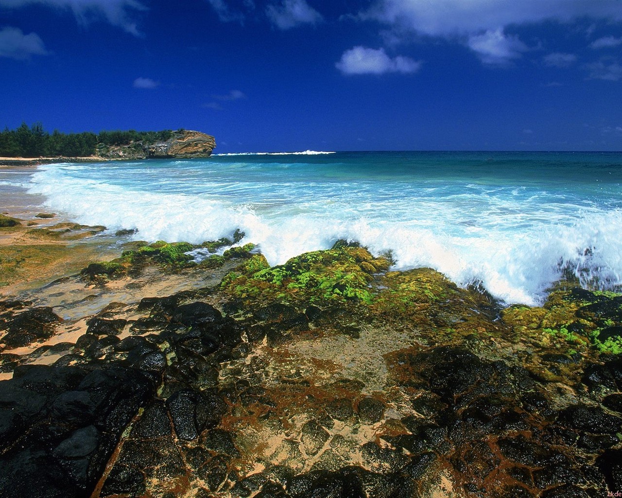 havajské pláži scenérie #19 - 1280x1024