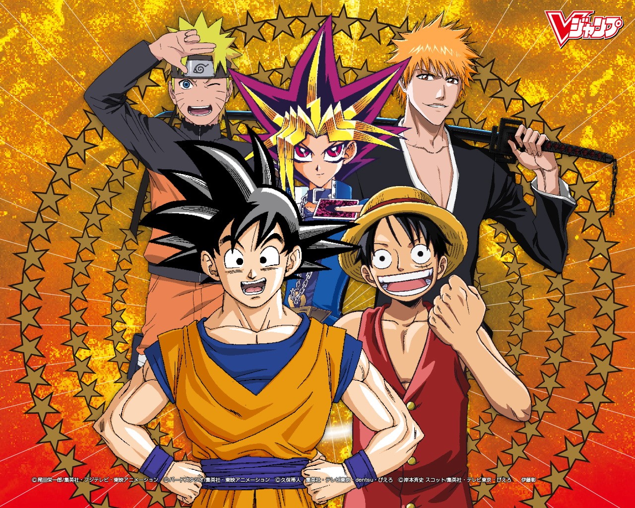 Vjump Comics Wallpapers #15 - 1280x1024