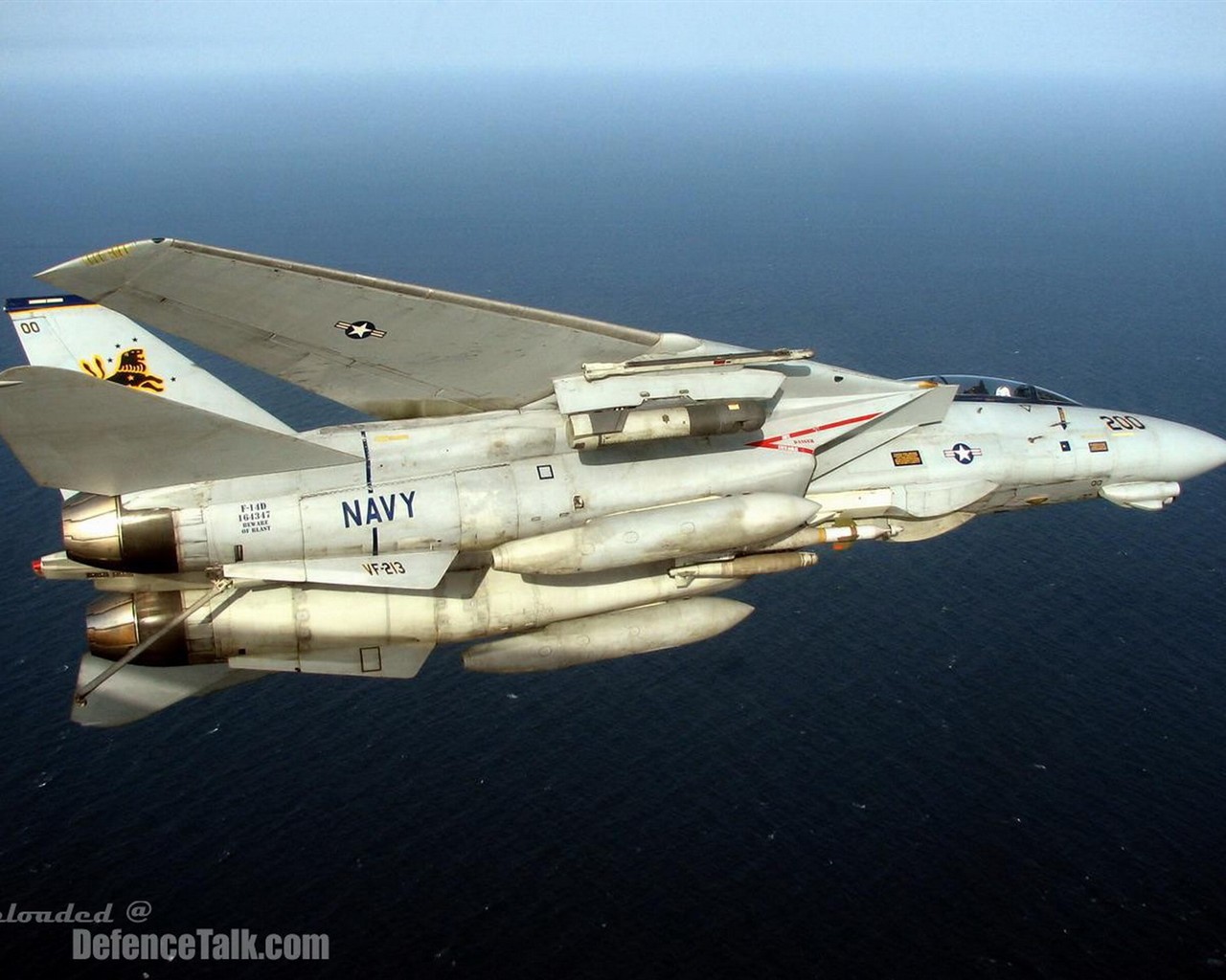 米海軍F14キーTomcatの戦闘機 #37 - 1280x1024
