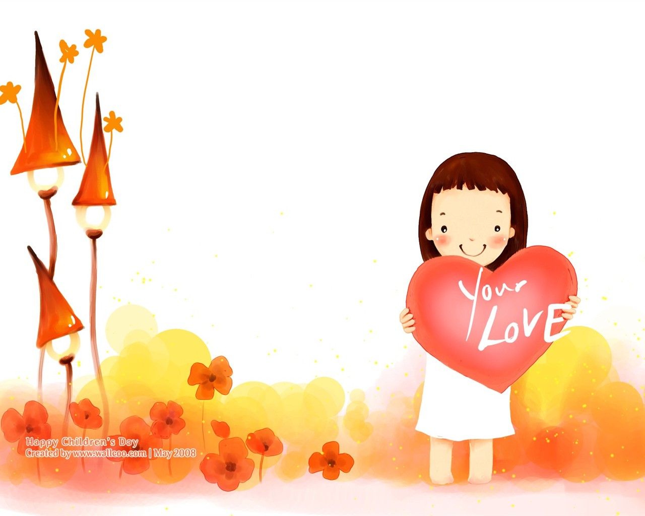 Lovely Day обои Детский иллюстратор #11 - 1280x1024
