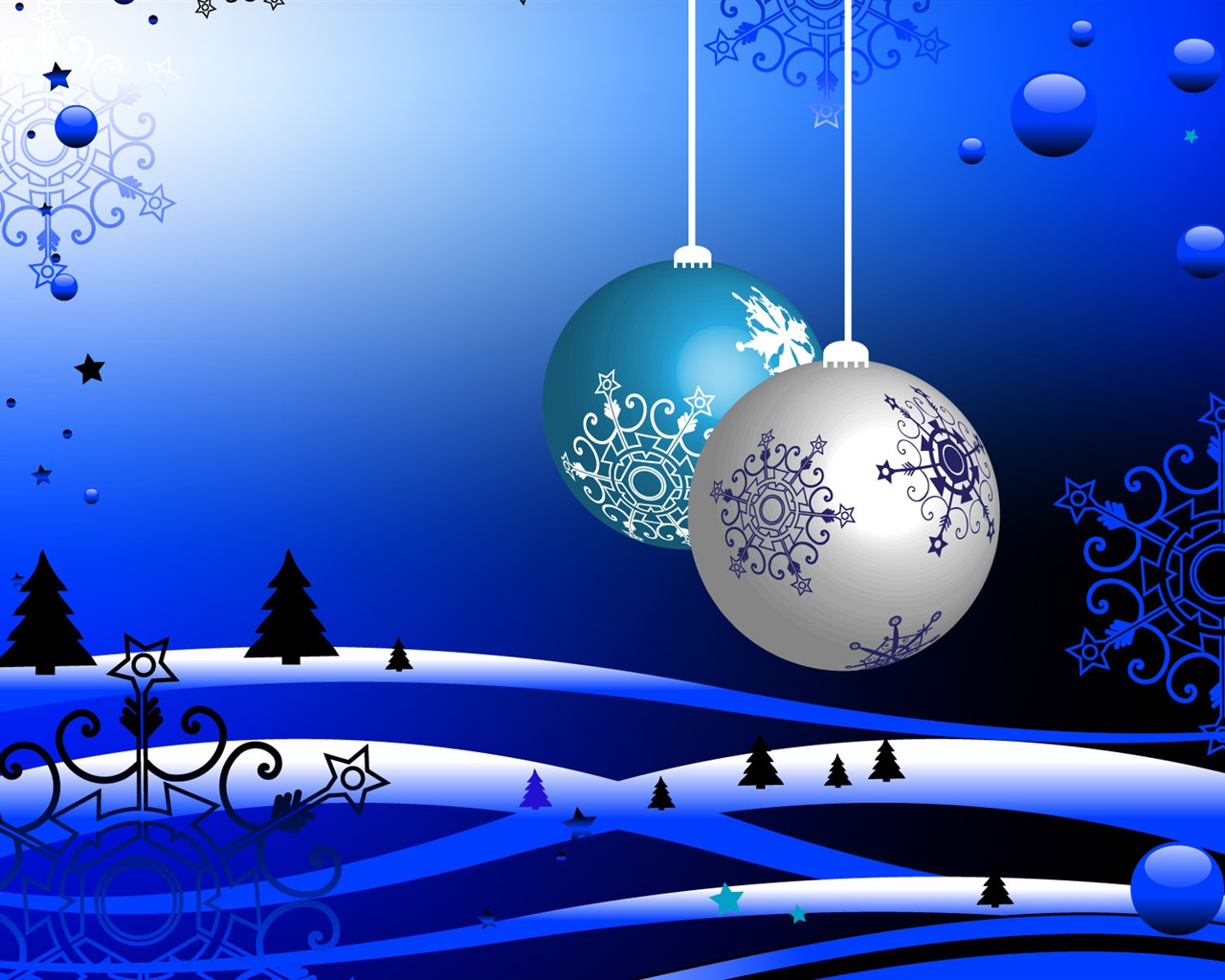 Exquisite Christmas Theme HD Wallpapers #5 - 1280x1024