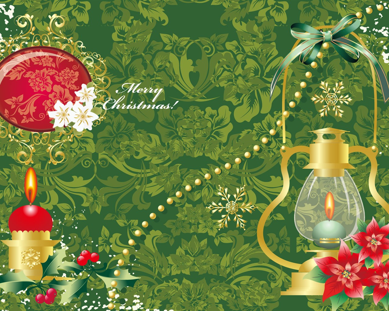 Exquisite Christmas Theme HD Wallpapers #23 - 1280x1024