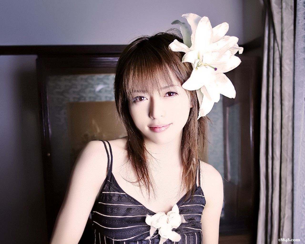 Yumiko Shaku fondos de pantalla belleza japonesa #3 - 1280x1024