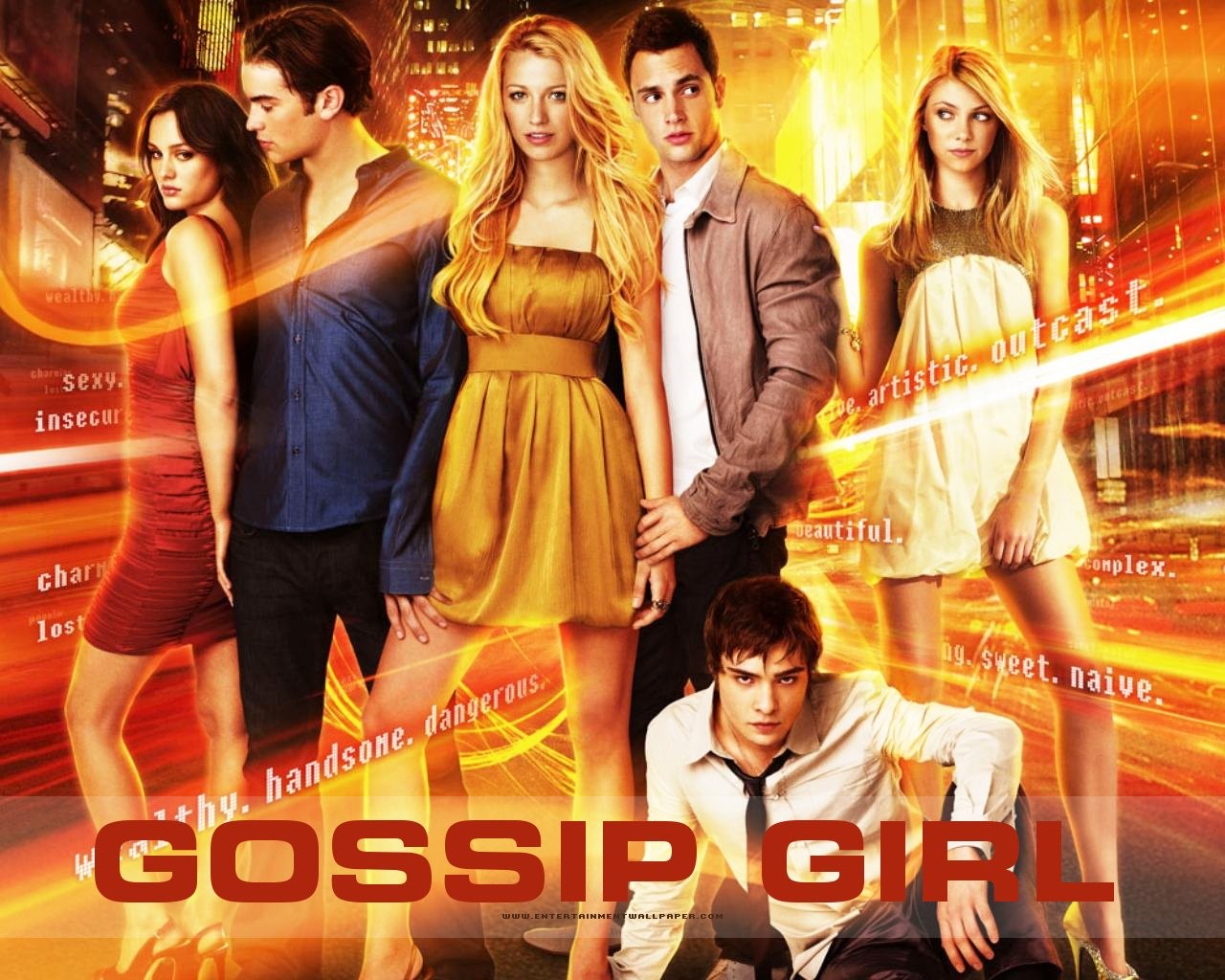 Gossip Girl fondo de pantalla #15 - 1280x1024